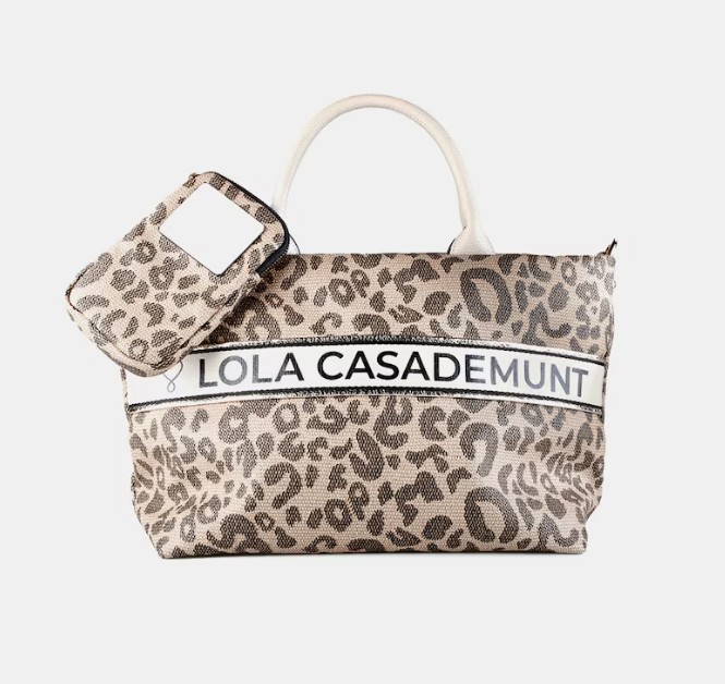 Shopper Con Estampado Animal Print Con Logo A Contraste El Corte Ingles