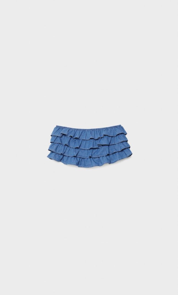 El Conjunto De Falda Y Top Denim De Stradivarius