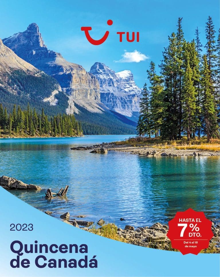 TUI apuesta por Canadá y lanza una campaña con hasta 7% de descuento en toda la programación