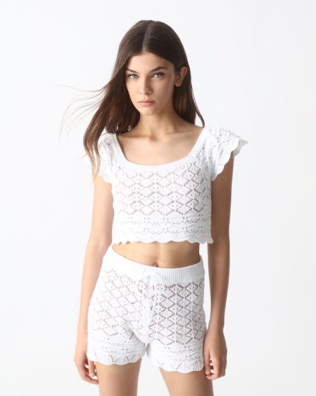 Top Cropped De Punto Calado