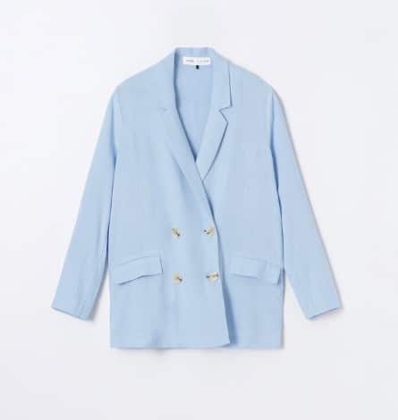 Blazer Rústica Con Lino