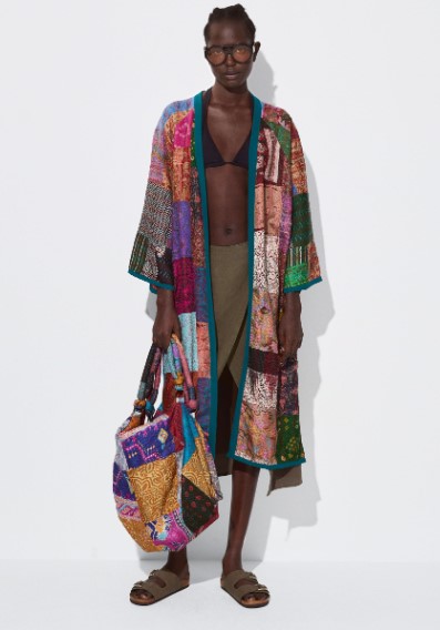 Con qué combinar el kimono de seda