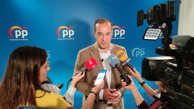 Rafael Mateos (PP) gobernará en minoría en Cáceres pero buscará un acuerdo de estabilidad en la legislatura