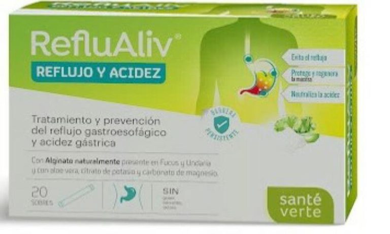 Sanidad informa de la retirada de un lote de un producto contra el reflujo y la acidez