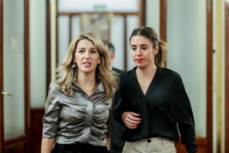 Yolanda Díaz evita responder a las preguntas sobre la exclusión de Irene Montero de las listas