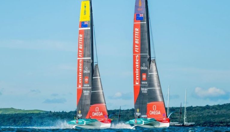Los AC40 continúan dando forma a la 37ª America’s Cup Barcelona 2024