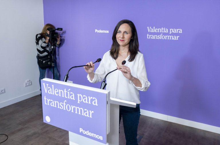 Belarra, Montero y Echenique intentan darle ánimos a un Podemos de capa caída