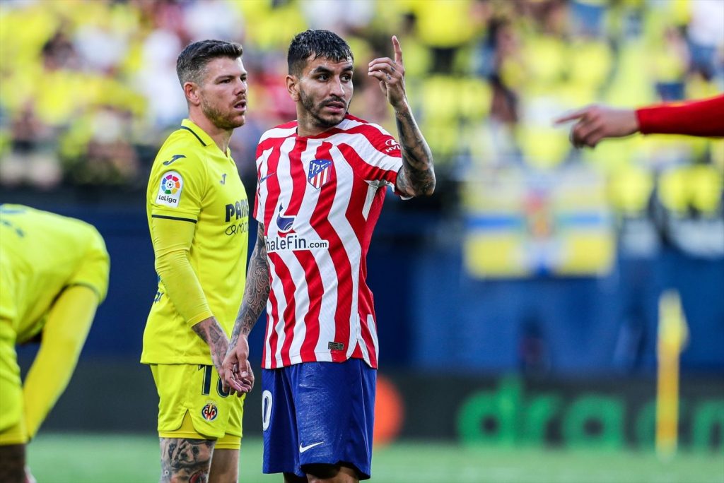 Europapress 5248860 Angel Correa Of Atletico Madrid Gestures During The Santander League Match