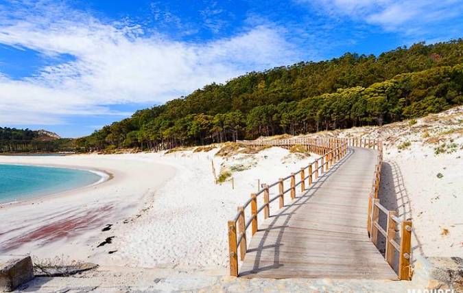 Playa Rodas en Galicia