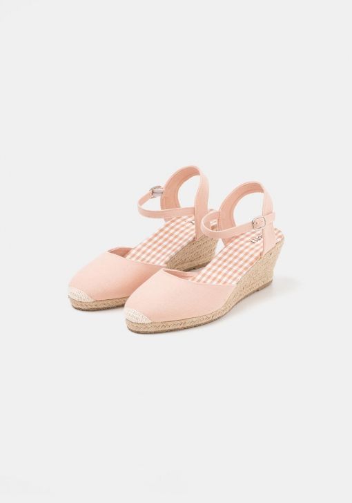 Sandalias de yute con plantilla estampada sostenibles para mujer TEX