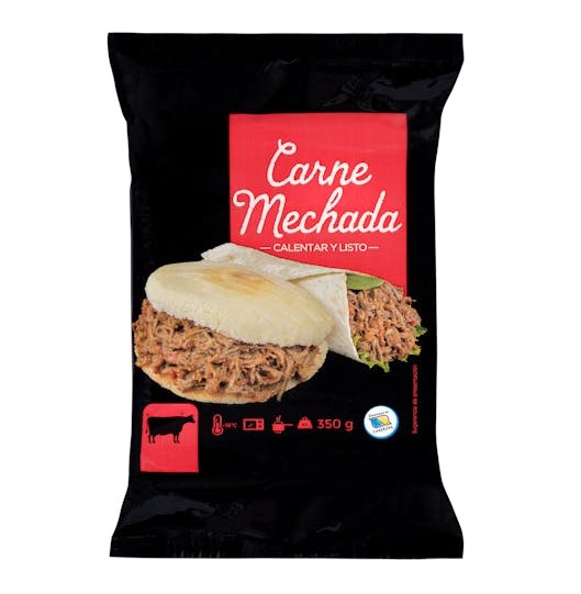 Carne mechada de vacuno congelada