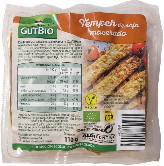 Tempeh de Aldi