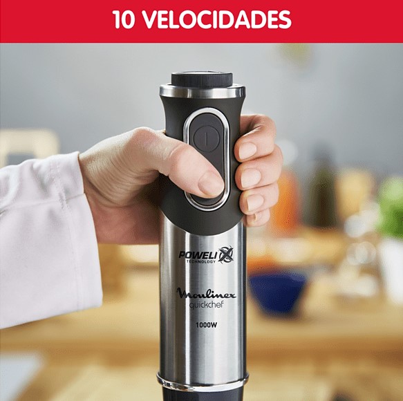 Una batidora con la velocidad adecuada