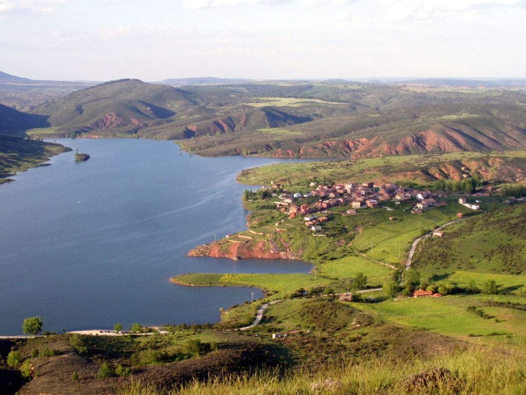 Embalse de Pálmaces en Guadalajara