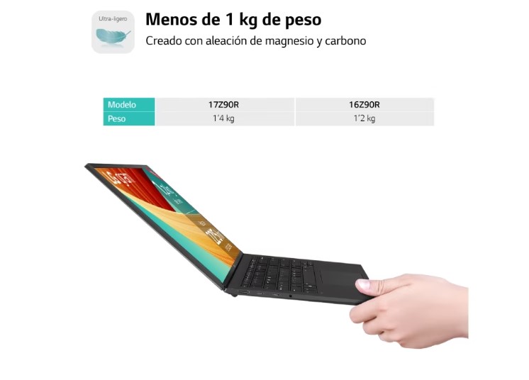 Mejores ofertas del verano: LG gram 16Z90R-G.AD79B