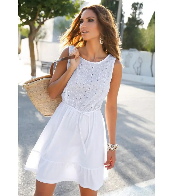 Vestido blanco lidl deals
