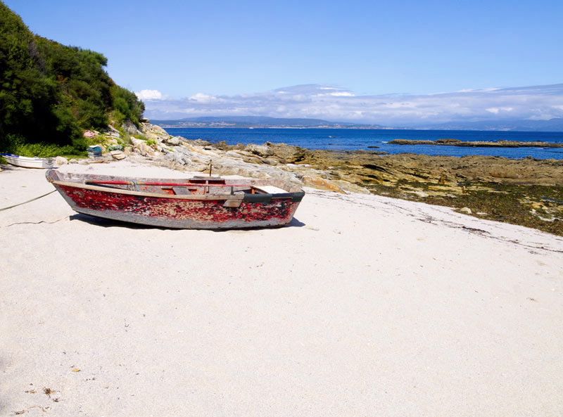 Playa Pereiró en Isla de Ons