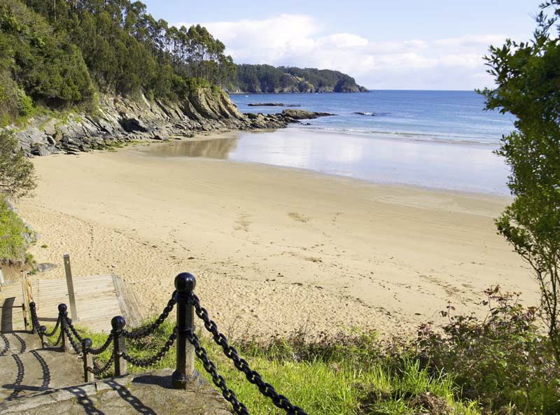 Playa Sacido en Viveiro