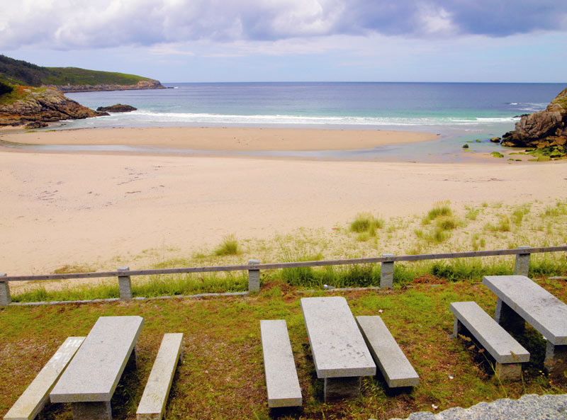 Playa de Rebordelo en Cabana de Bergantiños