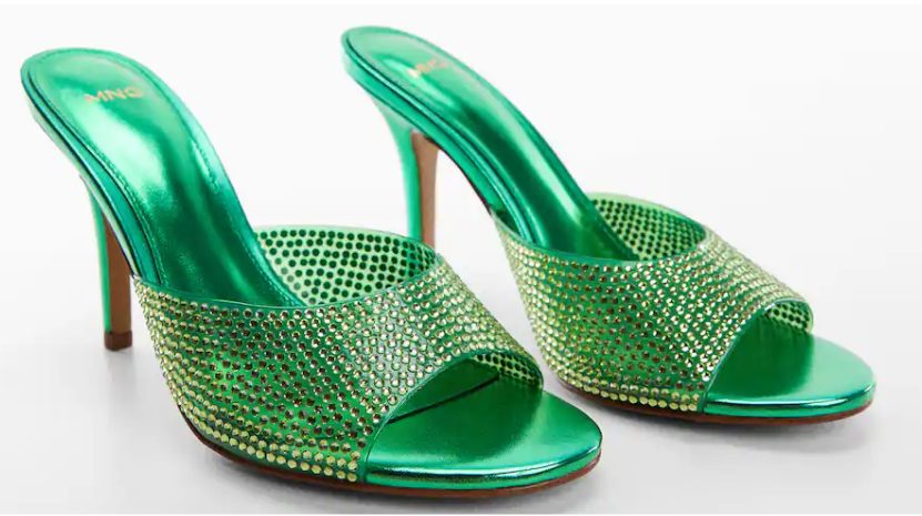 sandalias verdes