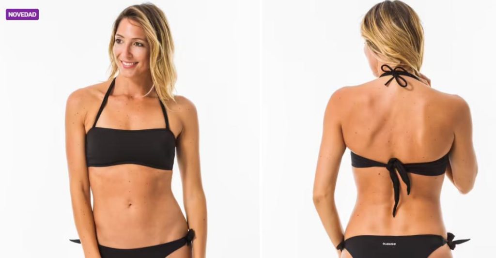 Top Bikini Mujer Surf Bandeau