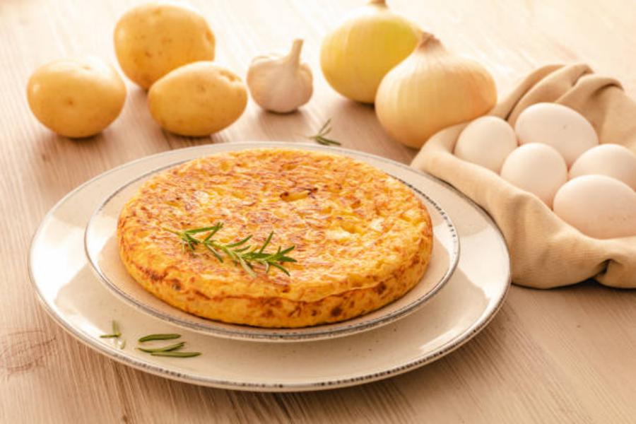 Una tortilla con textura óptima