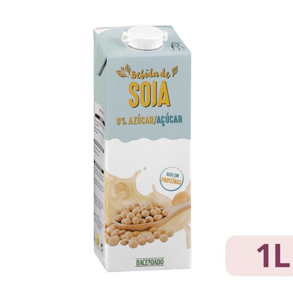 Bebida de soja 0% azúcares de Mercadona