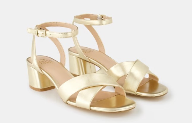 Sandalias Tacon Oro Green Coast El Corte Ingles