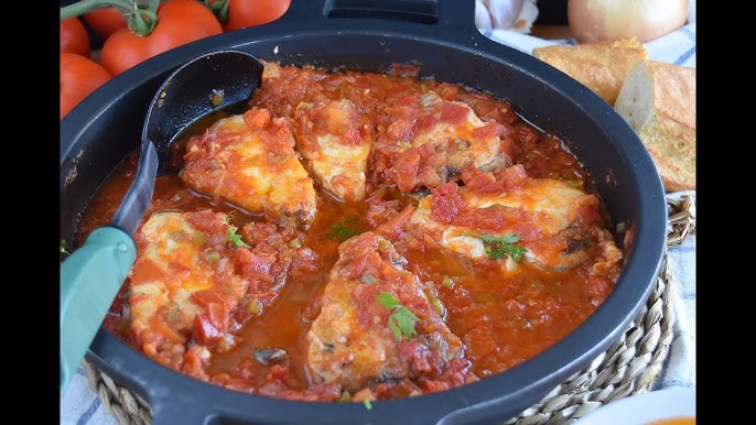 Ingredientes de la receta de bonito con tomate de Martín Berasategui