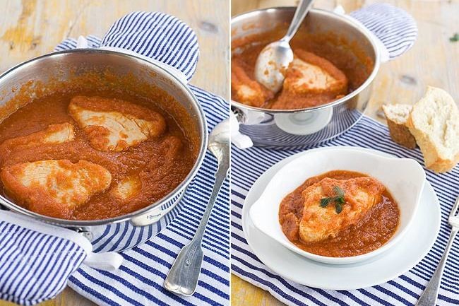 Elaboración del bonito con tomate de Martín Berasategui