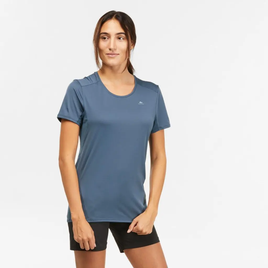 Camisetas manga corta top mujer decathlon