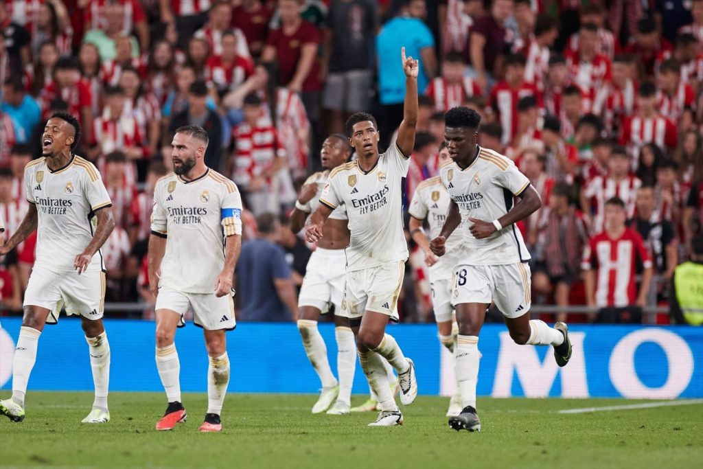 El Tremendo Dato En El Que Solo Bellingham Supera A Este Joven De Laliga 9 Bellingham Celebra Su Gol En San Mames