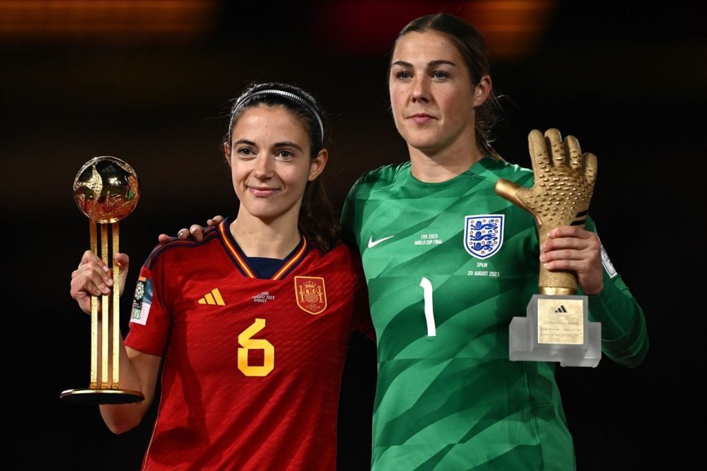 Europapress 5389029 Golden Ball Winner Aitana Bonmati Of Spain And Golden Glove Winner Mary