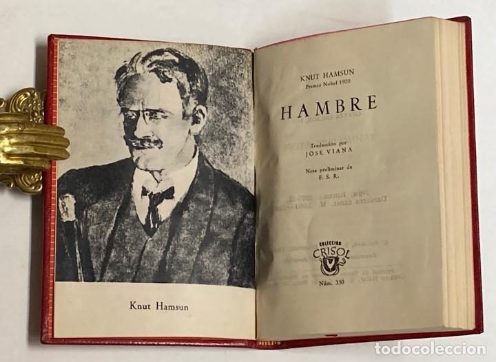 Hambre de Knut Hamsun
