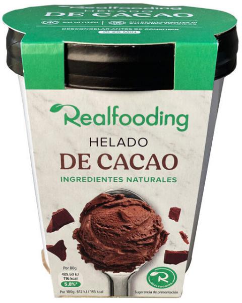 Helado de Cacao de Realfooding
