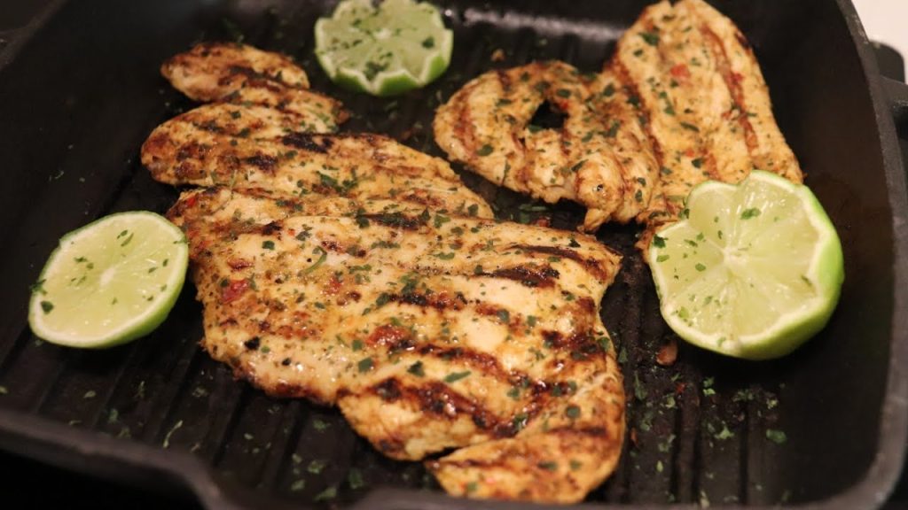 La Presentación Final Del Pollo A La Plancha