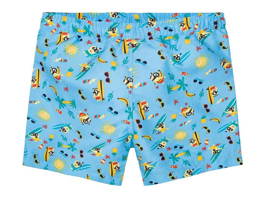 Bañador Bóxer Infantil De Licencia Holgado Turquesa/ Azul De Lidl