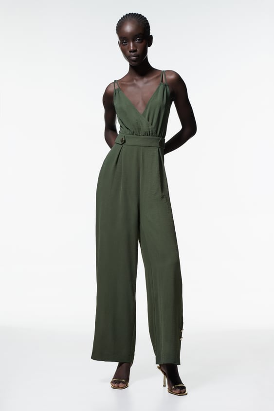 Mono Largo Botones Dorados – Zara