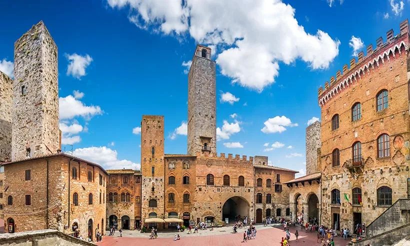 San Gimignano en Italia