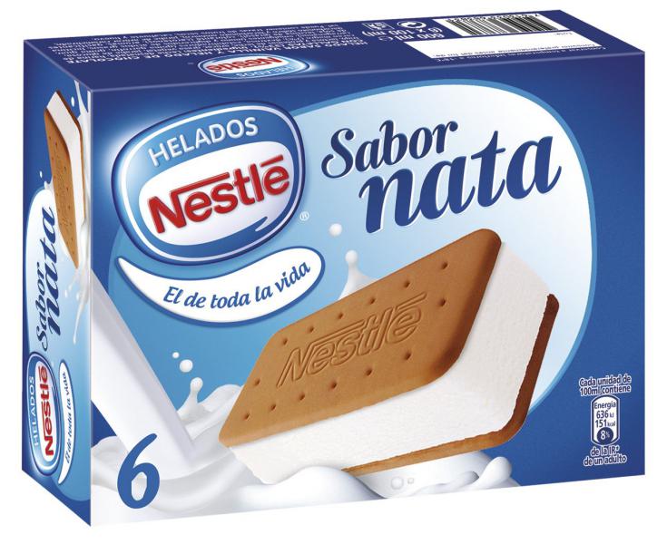 Sándwich de Nata Nestlé