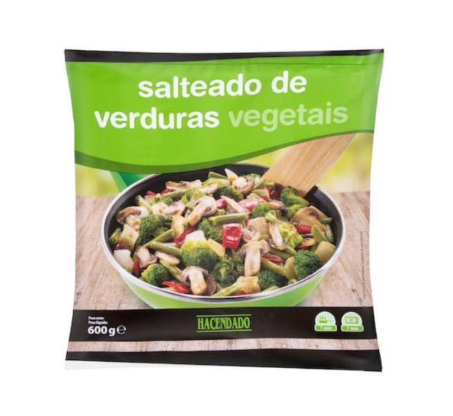 Salteado de verduras ultracongelado