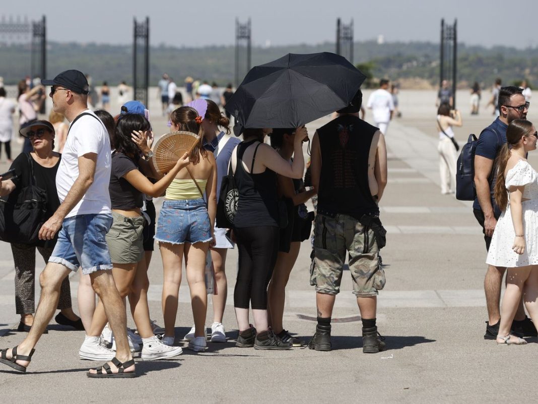 Calor abrasador en agosto