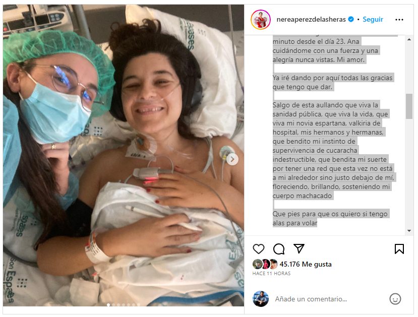 El Feminismo Se Vuelca Con Nerea Pérez De Las Heras Después De Su Accidente 1 Image 117