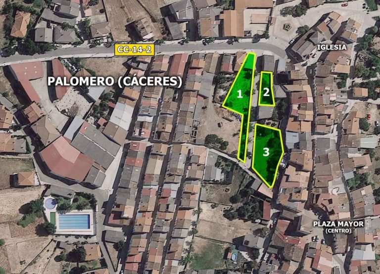 Agustín Garrido, venta de parcelas urbanas en Palomero