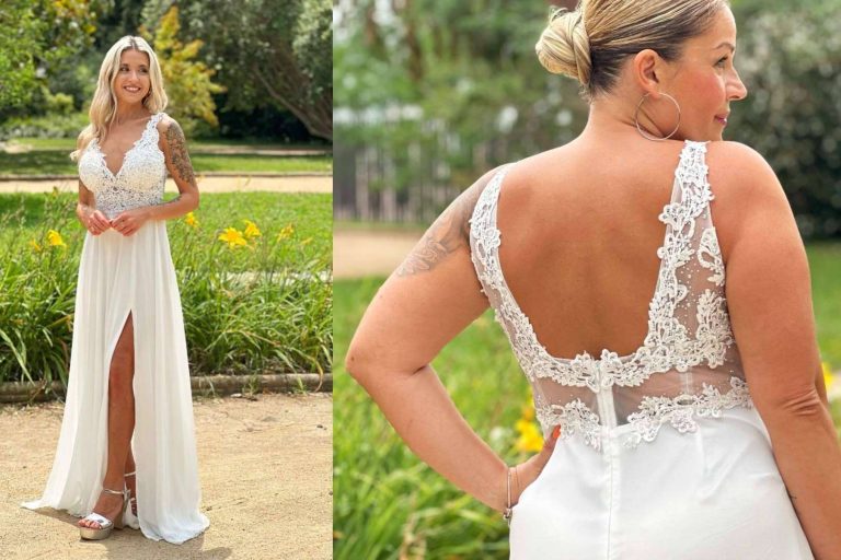 Con tallas para todas, Vestidos Araya ofrece el modelo más vendido en gala ahora disponible para novias