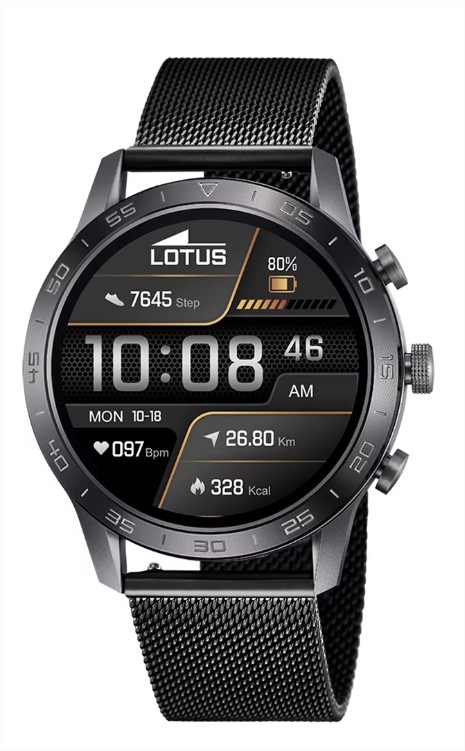 Smartwatch Acero Negro Lotus