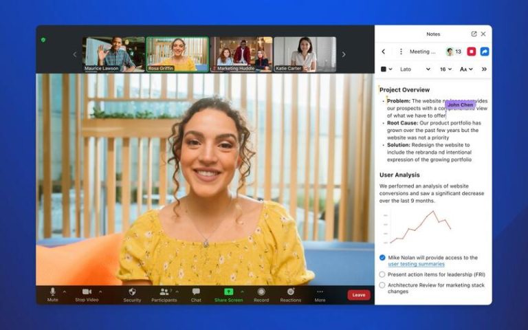 Zoom presenta Notes, un nuevo espacio de trabajo colaborativo para crear y compartir contenido en tiempo real