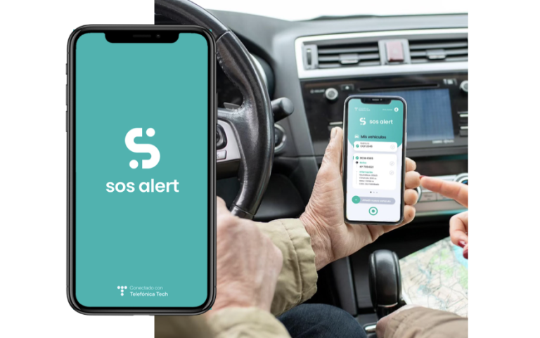 SOS Alert: la nueva app de FlashLED y Telefónica Tech para balizas V16 conectadas