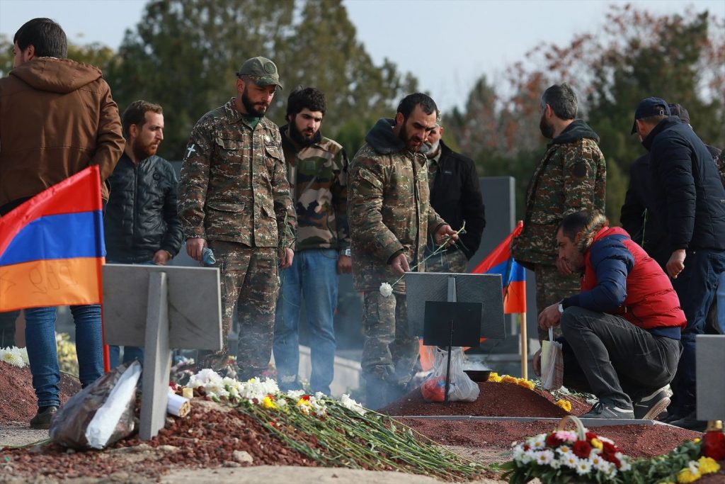 Europapress 3477816 Entierro Victima Conflicto Armado Armenia Azerbaiyan Nagorno Karabaj