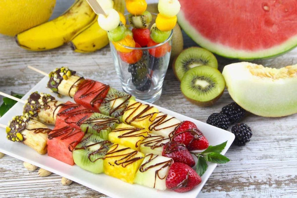 Frutas Con Chocolate O Miel
